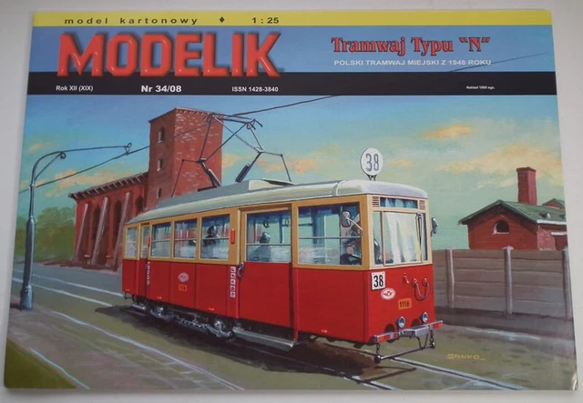 Modelik Train MODELIK 34/2008 - Polnische Stadtbahn Typ Konstal N EUR 34,00 - PicClick DE