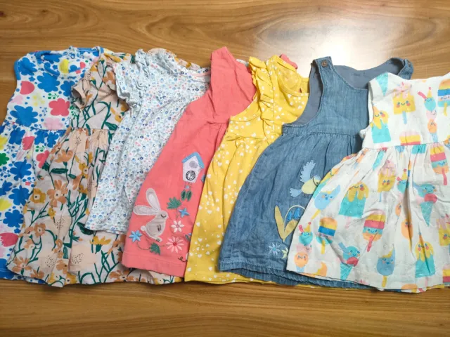 {F53} girls 3-6 months summer dress bundle NEXT M&S H&M