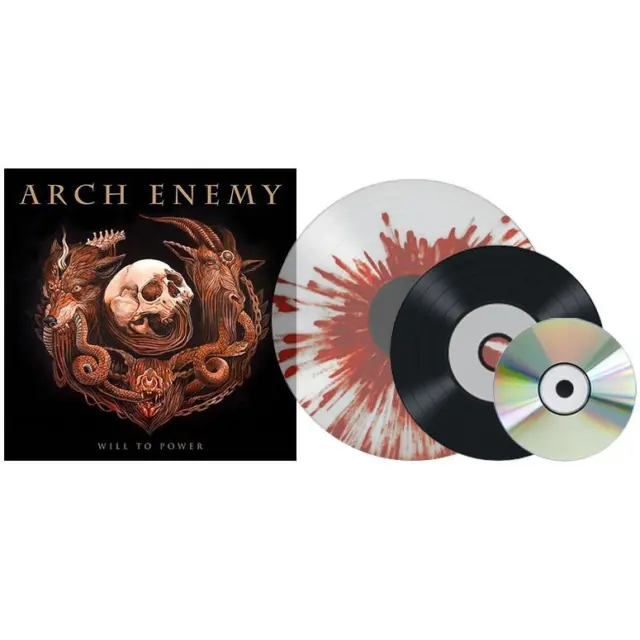 Arch Enemy Will to power SPLATTER LP & CD & 7" BOX  500 COPIES