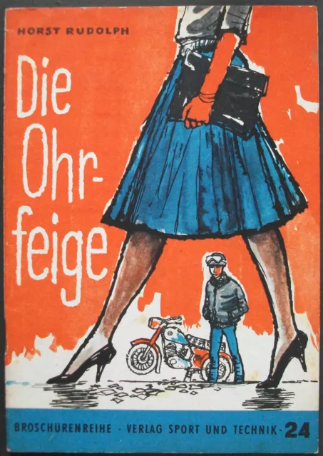 "Die Ohrfeige" DDR-Broschürenreihe "Verlag Sport und Technik" Heft 24/ 1962