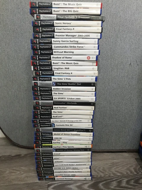 Huge PlayStation 2 PS2 Games Bundle Job Lot
