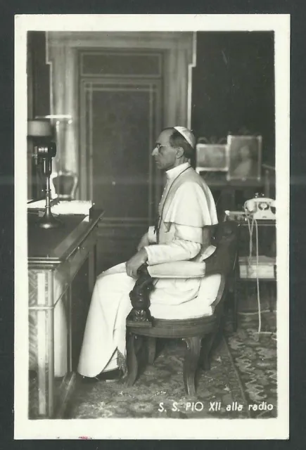 Antico Santino del Papa Pio XII image pieuse santini holy card