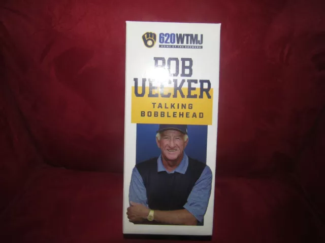 Bob Uecker Talking Bobblehead 9/26/21 SGA Milwaukee Brewers MYOSITIS ASSOCIATION