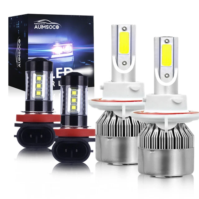 Para For Chevy Cruze 2011-2015 faros LED de alta / baja + faros antiniebla Combo