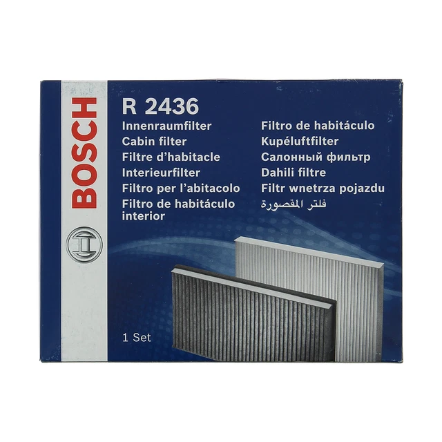 Bosch Anti Pollen Bosch Filtre Habitacle M5009 - Anti-Pollen Poussière - Compatible Multiple Véhicules Purification Air Véhicule