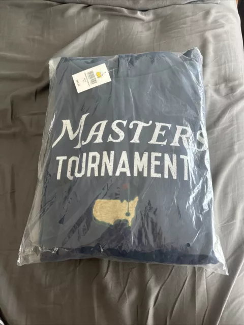 Nwt Men’s Masters Golf Tournament Hoodie Sweatshirt Size Extra Large Blue Xl