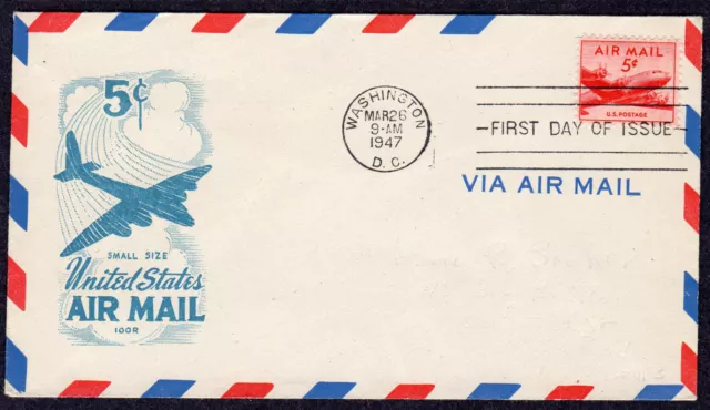 1947 5c Transport Airmail (C33) - Ioor FDC OX102