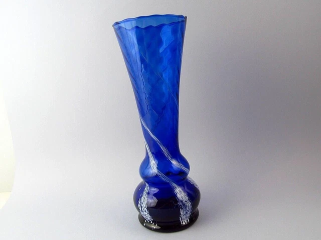 Bellissimo Vaso Grande In Vetro Soffiato A Mano