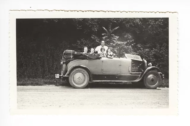 Unidentified Car Family. 1930 Indochina?. Great Vintage G917 Photo