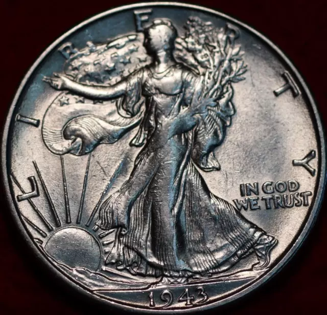 Uncirculated 1943-S San Francisco Mint Silver Walking Liberty Half