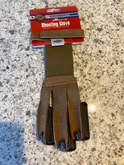 Neet FG-2L Shooting Glove Leather Tips XL #60144 MADE IN THE USA