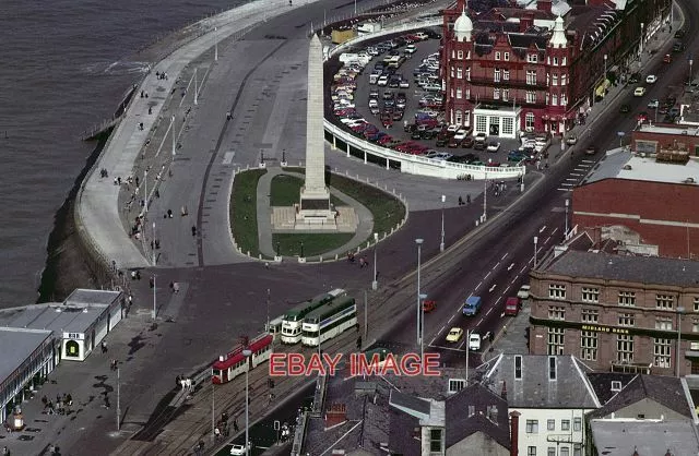 Photo  Queen Square Blackpool Looking Down From The Top Of Blackpool Tower This