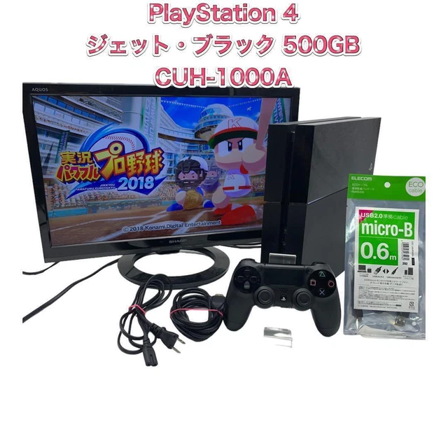 1スタ】動作確認OK SONY PlayStation4 PS4 本体 CUH-2200AB01 500GB