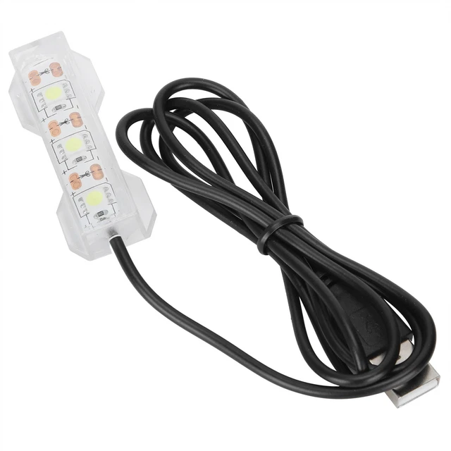 Small Aquarium Water Plant Light Desktop Fish Tank Mini Decoration Soft LED US