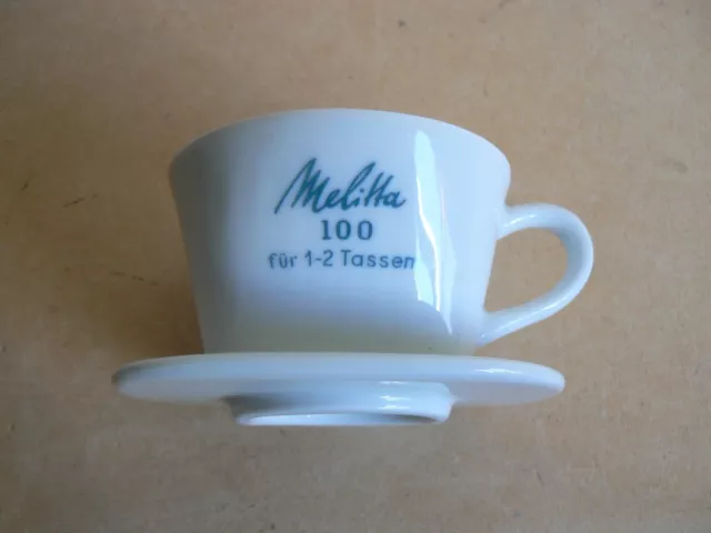 Seltener Alter Melitta Kaffee Filter 100 Für 1-2 Tassen Oval Coffee Filter 4Loch 2