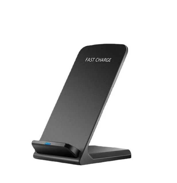 Qi Wireless Fast Charger Charging Pad Stand Dock For Samsung Galaxy iPhone Phone