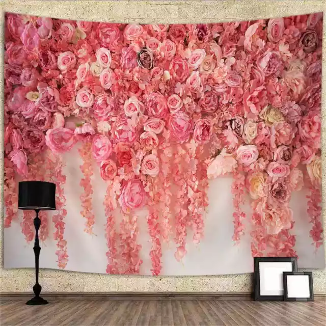 Rose Flower Extra Large Tapestry Wall Hanging Wedding Background Photography