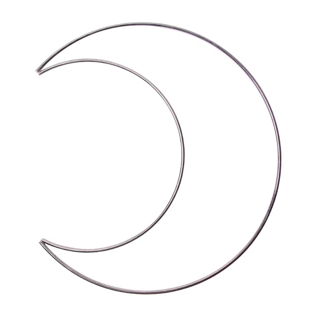 Handwork Heart Shape Metal Hoop Set Craft Wreath Decor For DIY Wide Application