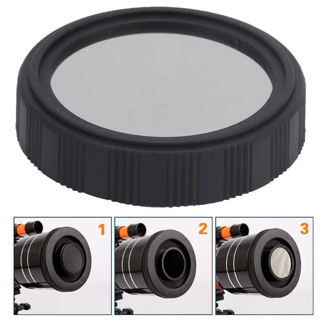Teleskop Sun Solar Filter Cap Telescope Filter 5.0 Falldichte Film O5S4 H3W1