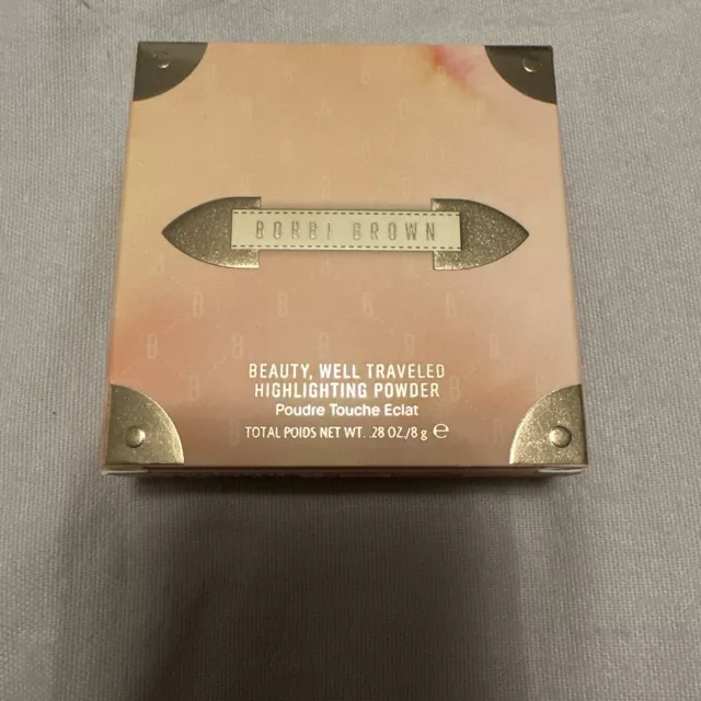 Bobbi Brown Beauty Well Traveled Highlighting Powder Honey Glow Brand New In Box