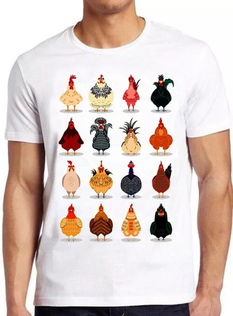 Chickens Cute Chicken Animal Meme Funny Cult Gamer Cool Gift Tee T Shirt M765