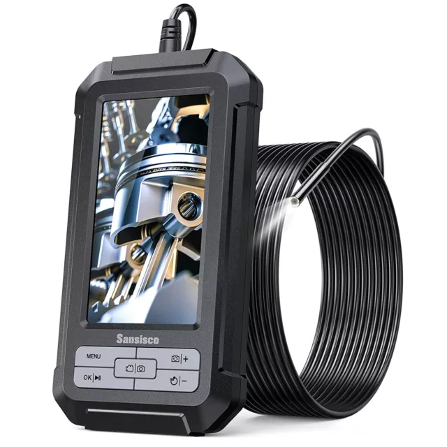 Industrie Endoskop, SKYBASIC Digitale Endoskopkamera 4,3 LCD Bildschirm HD  7.9mm Inspektionskamera IP67 Wasserdicht Rohrkamera Endoskop Kamera mit 8