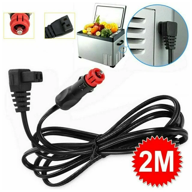 2M cable connection line 12V Fits WAECO refrigerator CF, CDF compressor cool box