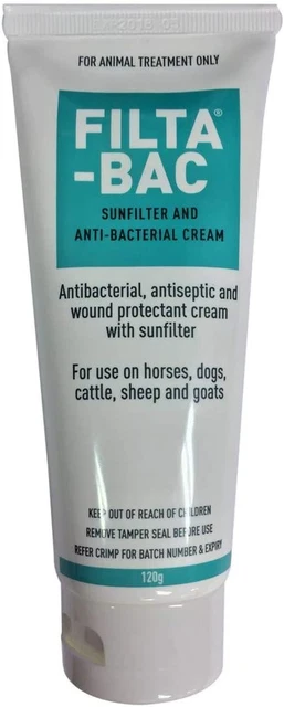 Ceva Filta-Bac Tube Sunfilter and Anti-Baterial Cream 120G