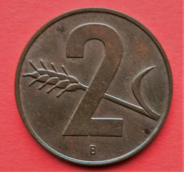 Moneta  Svizzera   , 2 Rappen del 1958 ,   ,  circolata
