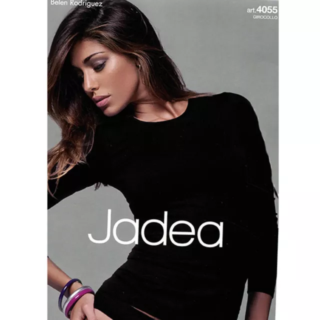 Maglia Girocollo Jadea Art. 4055 A Manica Lunga In Cotone Elasticizzato