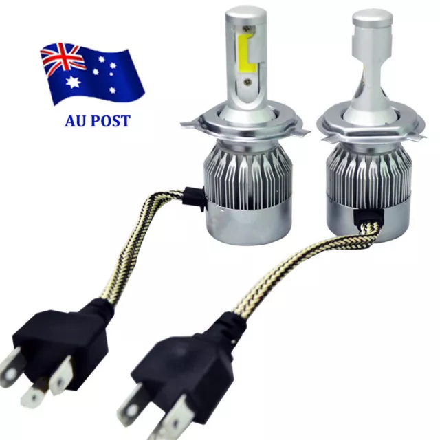 2x H4 LED Headlight Bulb 99000LM/Bulb Lamp Kit High Low Combo Beam Cree LR