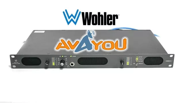 Wohler Confidence VMMDA-1 HD/SD-SDI, AES and Digital / Analog Audio Monitor