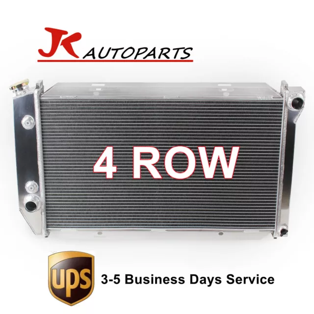 4 Row 390 Radiator For 1972-1979 Ford Ranchero Thunderbird Torino 5.0L~7.0L 7.5L