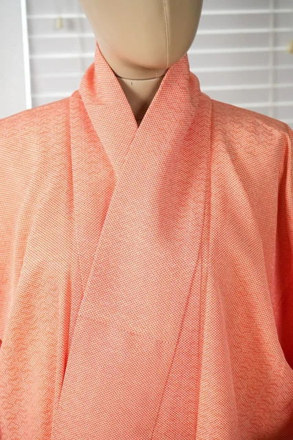 Dear Vanilla Japanese Silk Kimono Women's Robe Gown Authentic Japan Vintage Mint 3