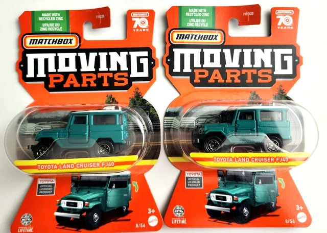 Matchbox Toyota Land Cruiser FJ40 Green #8 - 2023 Moving Parts -2PCS