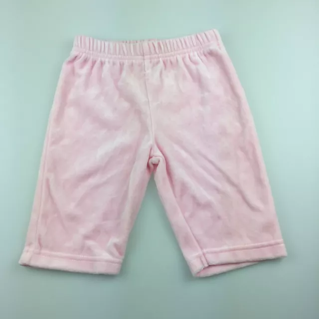 Girls size 00, Target, pink velour pants / bottoms, elasticated, GUC