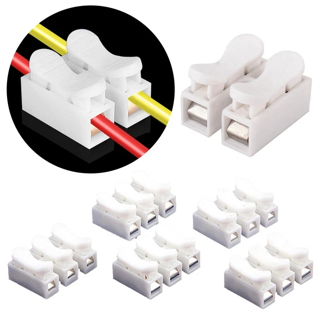 Câbles de connexion sécurisée avec connecteur de fil de bloc de borne à ress