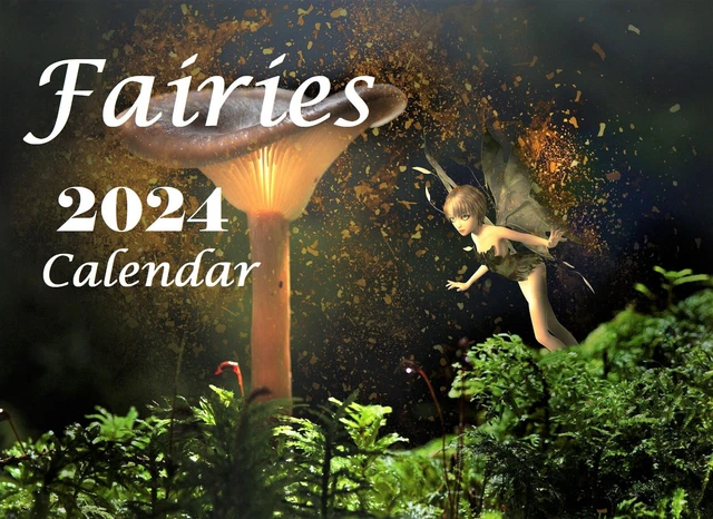 FAIRIES CALENDAR 2024 Fairy Wall Calendar 2024 Fairy Planner Fae Date 