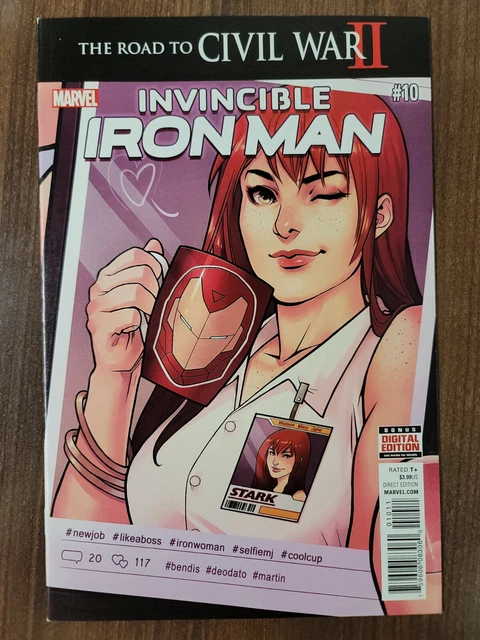 INVINCIBLE IRON MAN #10 1ST PRINT 2nd RIRI WILLIAMS UNREAD NM CONDITION 🔥
