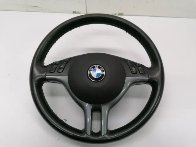 BMW 5er E39 525d  Lenkrad Multifunktionslenkrad Leder mit Airbag  6759203  (28)