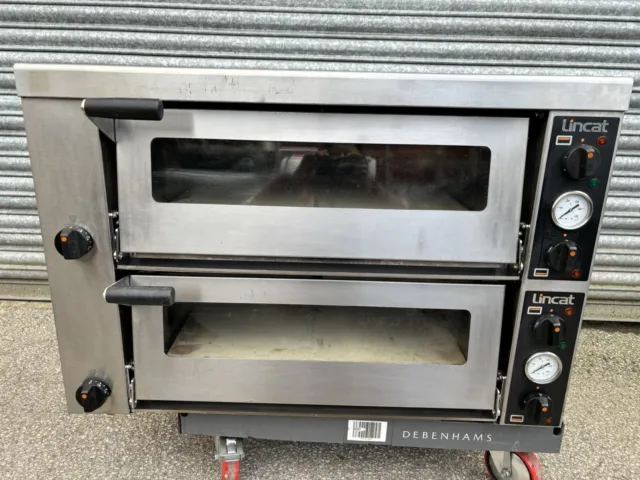 Electric Lincat ~ Double Deck Stone Base Pizza Oven ~Commercial/ Catering