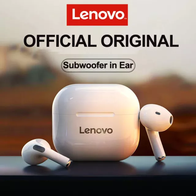 Lenovo-auriculares inalámbricos LP40 TWS, BT 5.0 Control táctil,  230mAH.