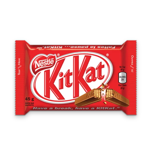 24 KIT KAT Chocolate Bars Full Size 45g Each NESTLE Canada FRESH ...