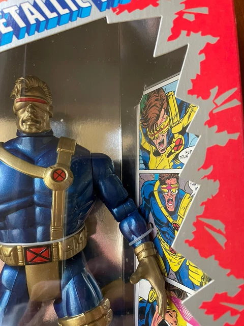X-Men Metallic Mutants Cyclops 10" 1994 Toy Biz Action Figure 2