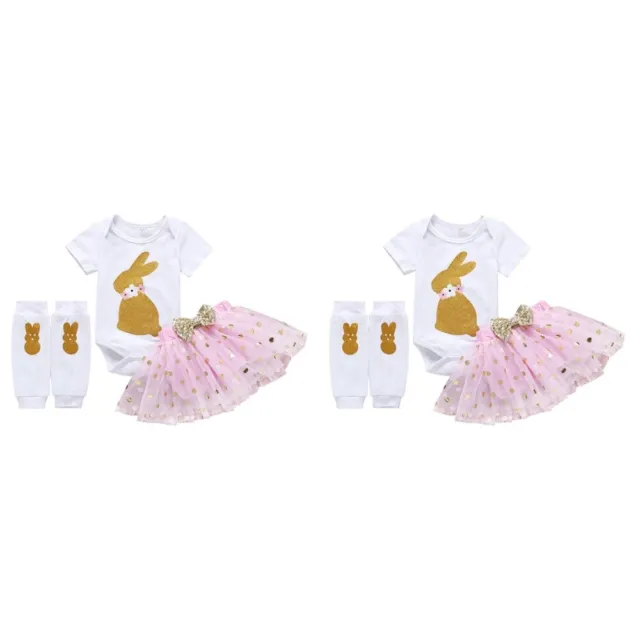 2 Pack Neugeborener Body Osteroutfits Für Kleine Mädchen Kleidung Niedlich