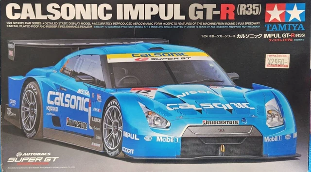 Tamiya R35 Gt R TAMIYA 1/24 CALSONIC IMPUL GT-R R35 m6 m8 BMW Skyline Primera Xanavi ...