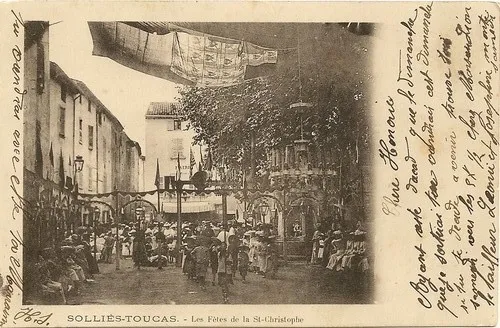 Carte Postale Sollies-Toucas Var Les Fetes De La Saint Christophe