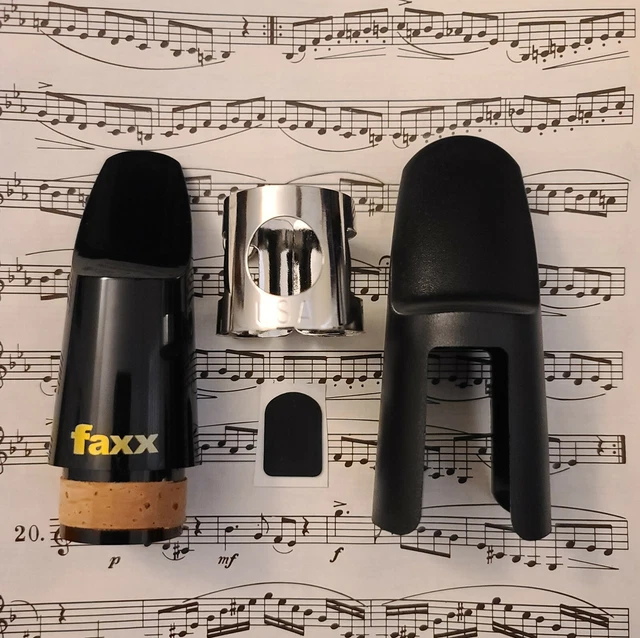FAXX PLASTIC BASS Mouthpiece Ligature and Cap w/ Cushion 49.
