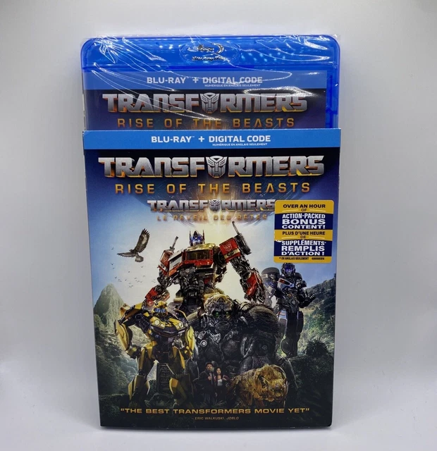TRANSFORMERS RISE OF The Beasts (Bluray + Digital, 2023) “New/ Sealed” 🇨🇦 EUR 17,21 PicClick IT