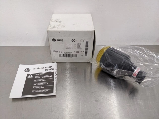 Allen-Bradley 855PC-B10ME822 Sounder With LED Yellow Ser A